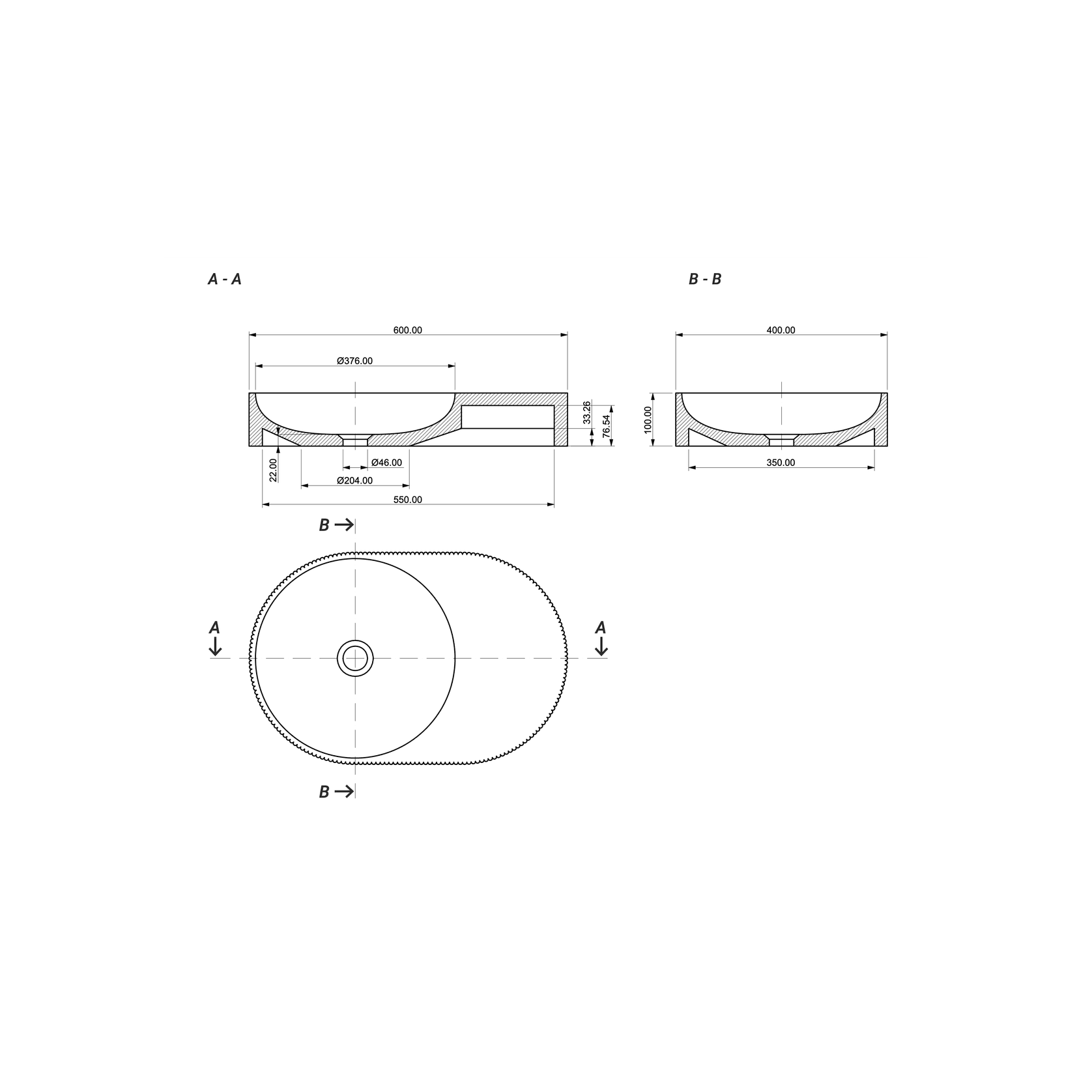 Aqvato C-01 Bathroom Basin gallery detail image