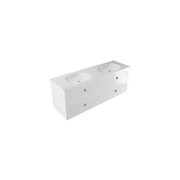 Telaio 1500 Double Bowl 4 X Drawer Wall Vanity gallery detail image