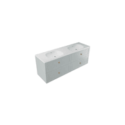 Telaio 1500 Double Bowl 4 X Drawer Wall Vanity gallery detail image