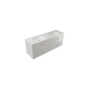 Telaio 1500 Double Bowl 4 X Drawer Wall Vanity gallery detail image