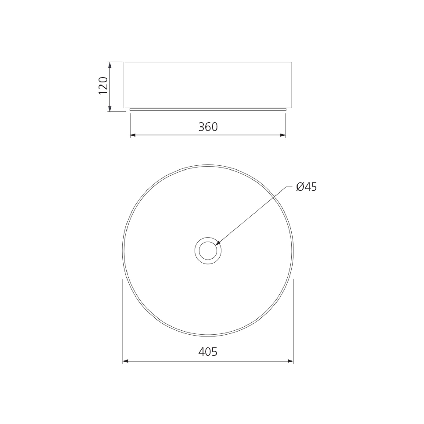 Terzofoco Olive Green Short Circular Counter Top Basin gallery detail image