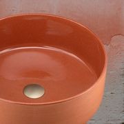 Terzofoco Red Clay Circular Counter Top Basin gallery detail image