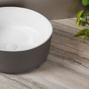 Terzofoco Natural Earth and White Circular Counter Top gallery detail image