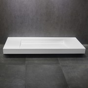 Ramp Basin Wall Hung Matte White 1524mm B6060 gallery detail image