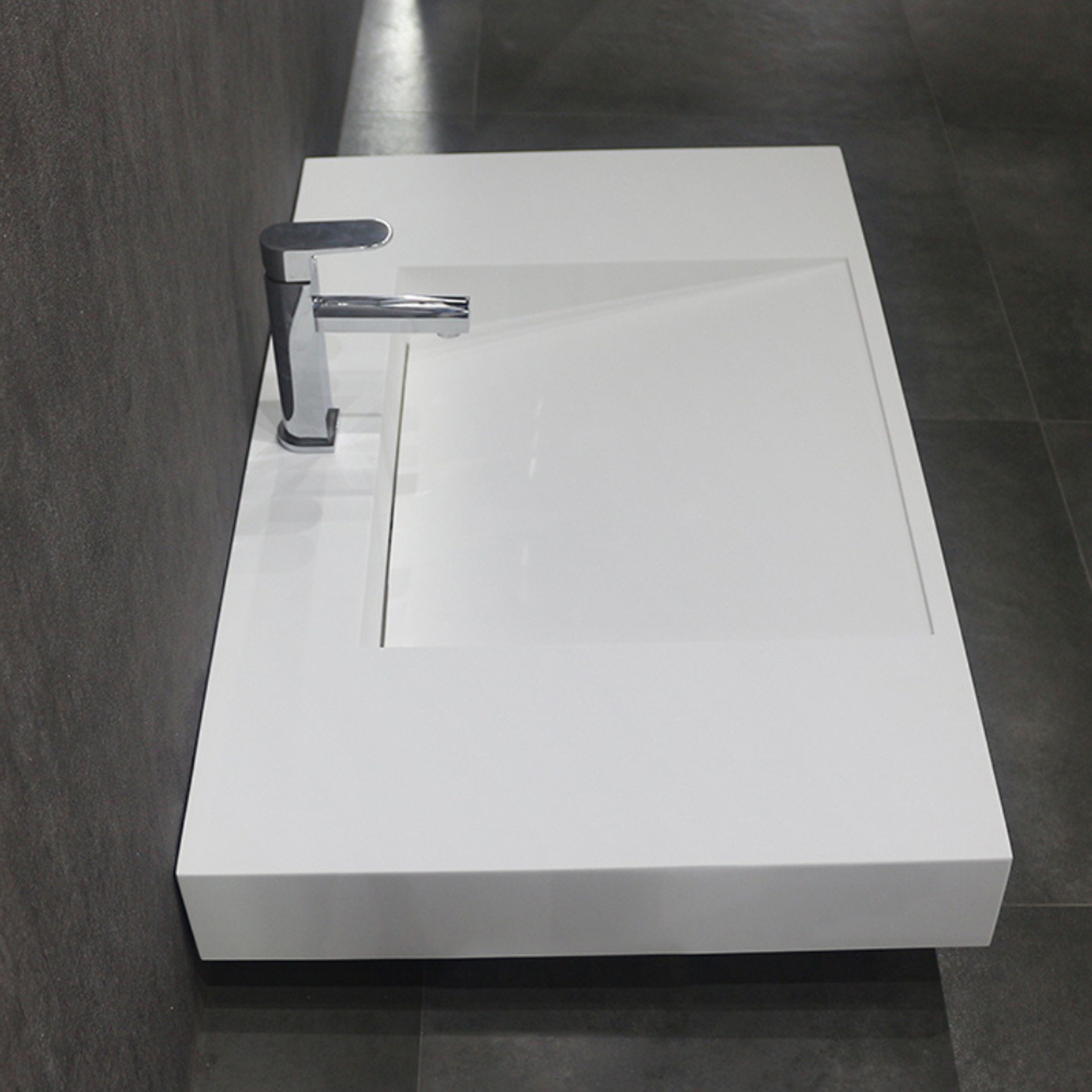 Single Bowl Ramp Basin 915mm Wall Hung B6036 gallery detail image