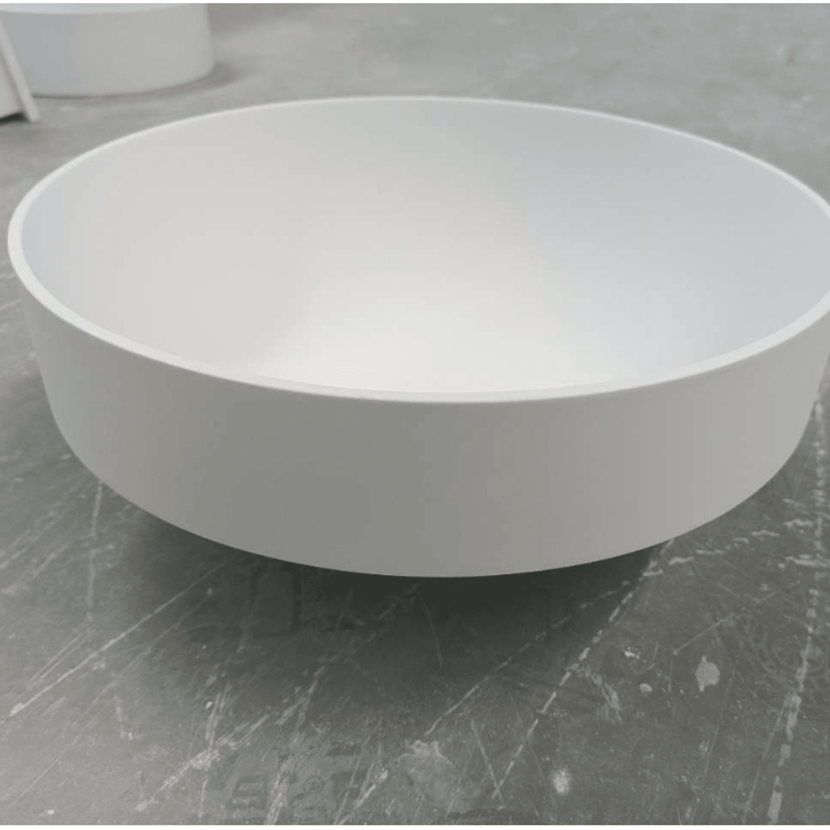 Round Semi-recessed Basin 400mm 'Tui' gallery detail image