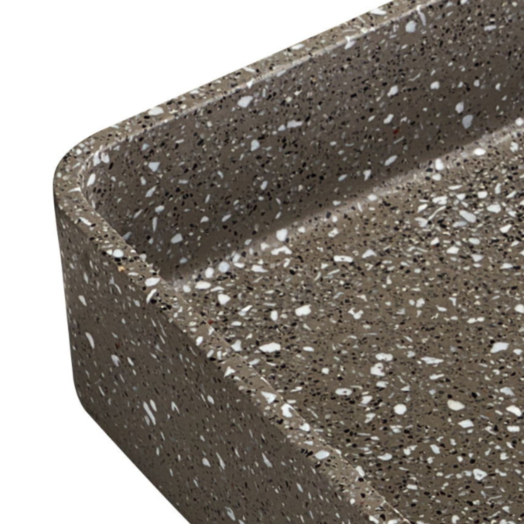 Terrazzo Grey 'Altum' Rectangle 500mm Basin gallery detail image