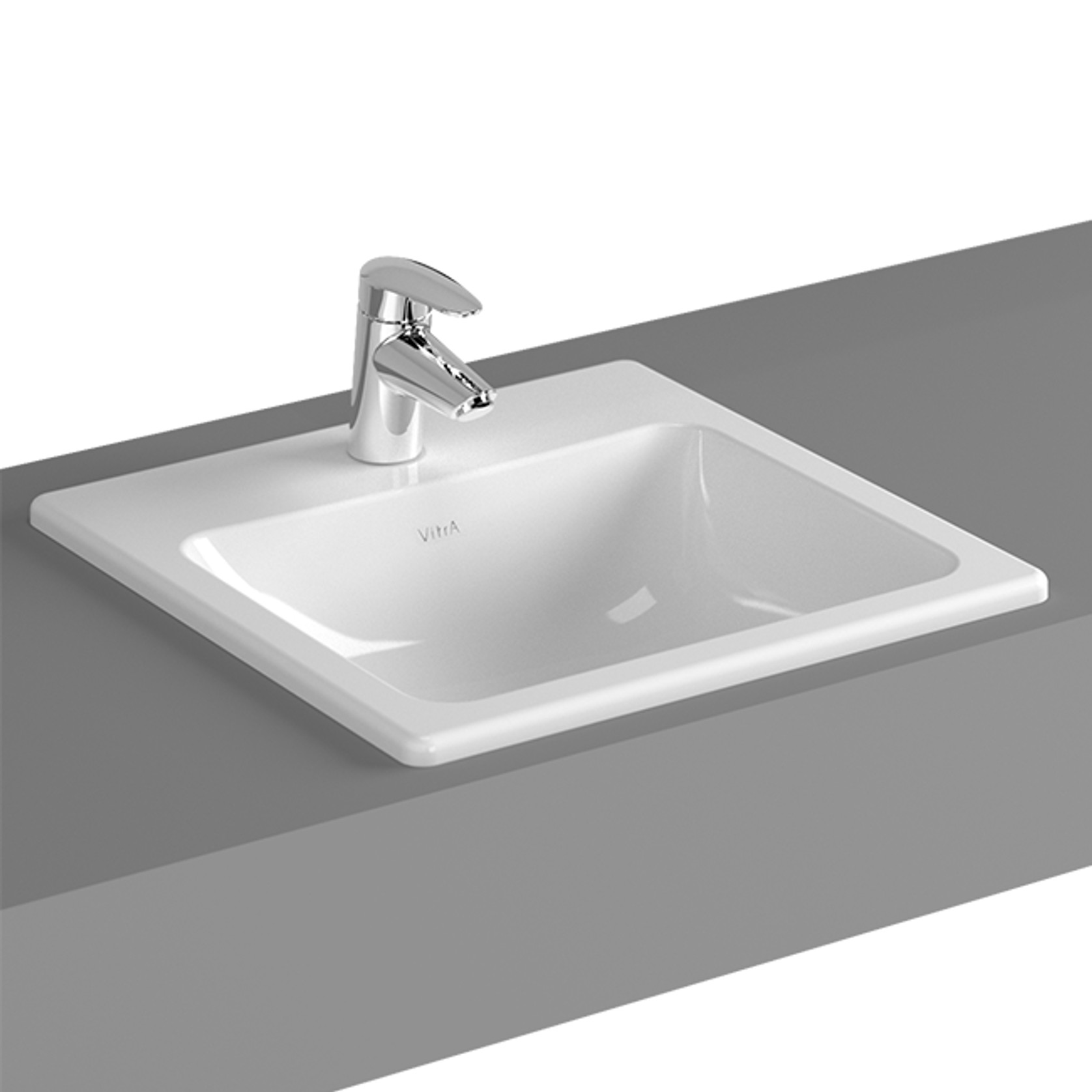 VitrA S20 Inset Washbasin Rectangle 1TH
 gallery detail image
