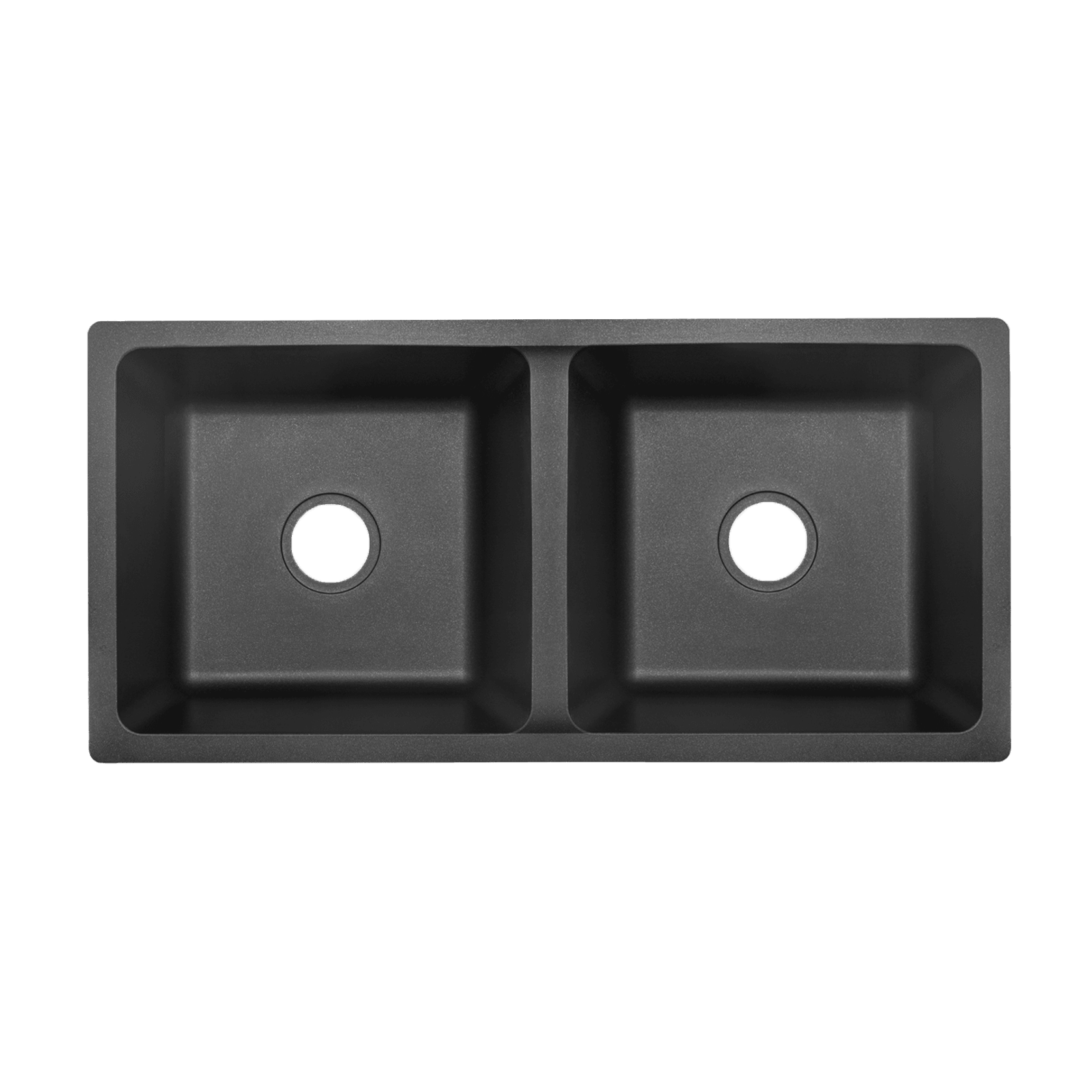 ABI Vera Double Sink | Black Granite gallery detail image