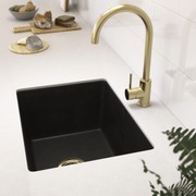 ABI Vera Single Sink | Black Granite gallery detail image