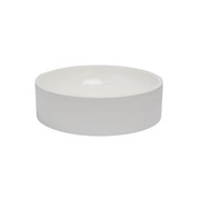 iStone Round Basin 400 x 105mm Gloss White gallery detail image