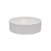 iStone Round Basin 400 x 105mm Gloss White gallery detail image