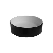 iStone Round Basin 380 x 110mm Matte Black gallery detail image