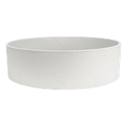 iStone Round Basin 380 x 110mm Snow Quartz gallery detail image