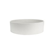 iStone Round Basin 380 x 110mm Snow Quartz gallery detail image