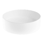 iStone Round Basin 380 x 110mm Gloss White gallery detail image