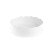 iStone Round Basin 380 x 110mm Gloss White gallery detail image