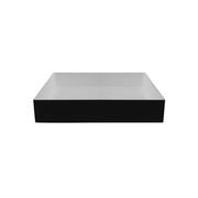 iStone Rectangle Basin 580 x 380 x 110mm Matte Black gallery detail image