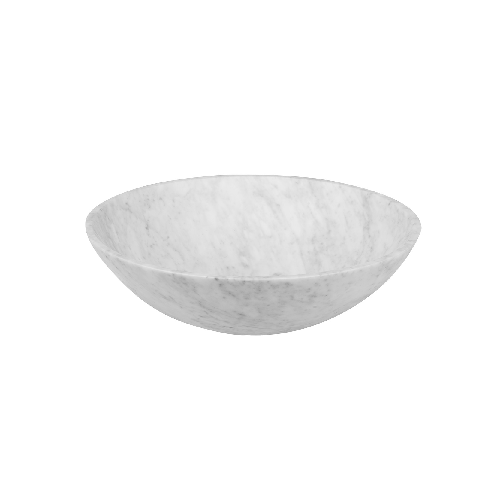 iStone Round Basin 400 x 130mm Natural Marble gallery detail image