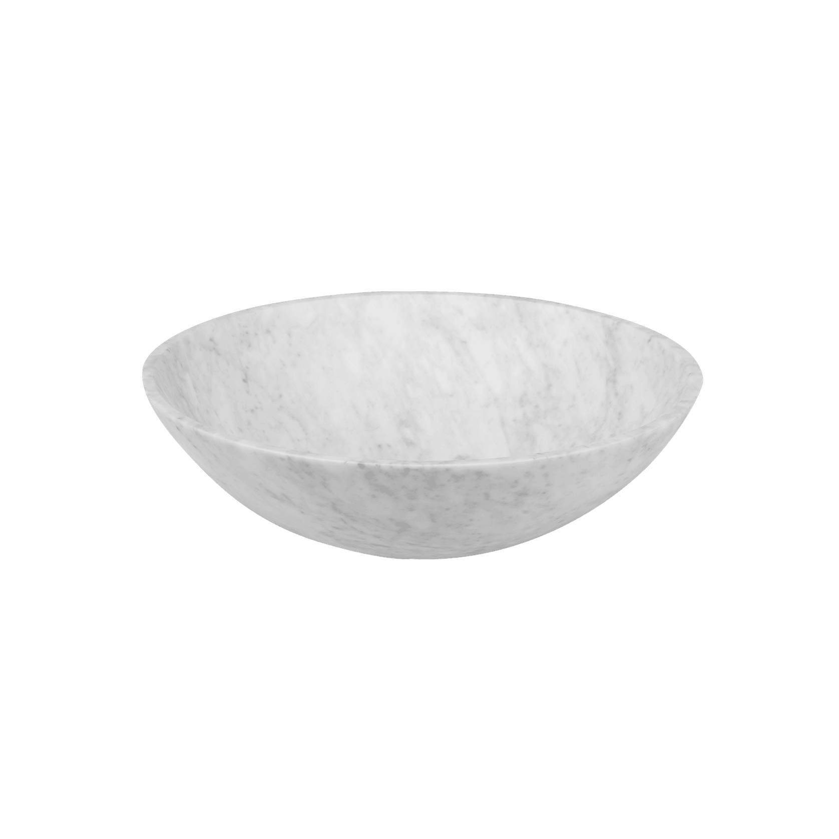 iStone Round Basin 400 x 130mm Natural Marble gallery detail image