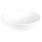 iStone Round Basin 400 x 130mm Snow Quartz gallery detail image