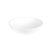 iStone Round Basin 400 x 130mm Snow Quartz gallery detail image