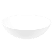 iStone Round Basin 400 x 130mm Gloss White gallery detail image