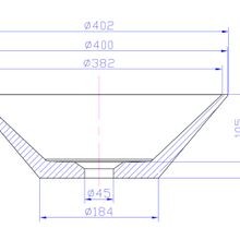 iStone Caesar Basin 400mm Matte White gallery detail image