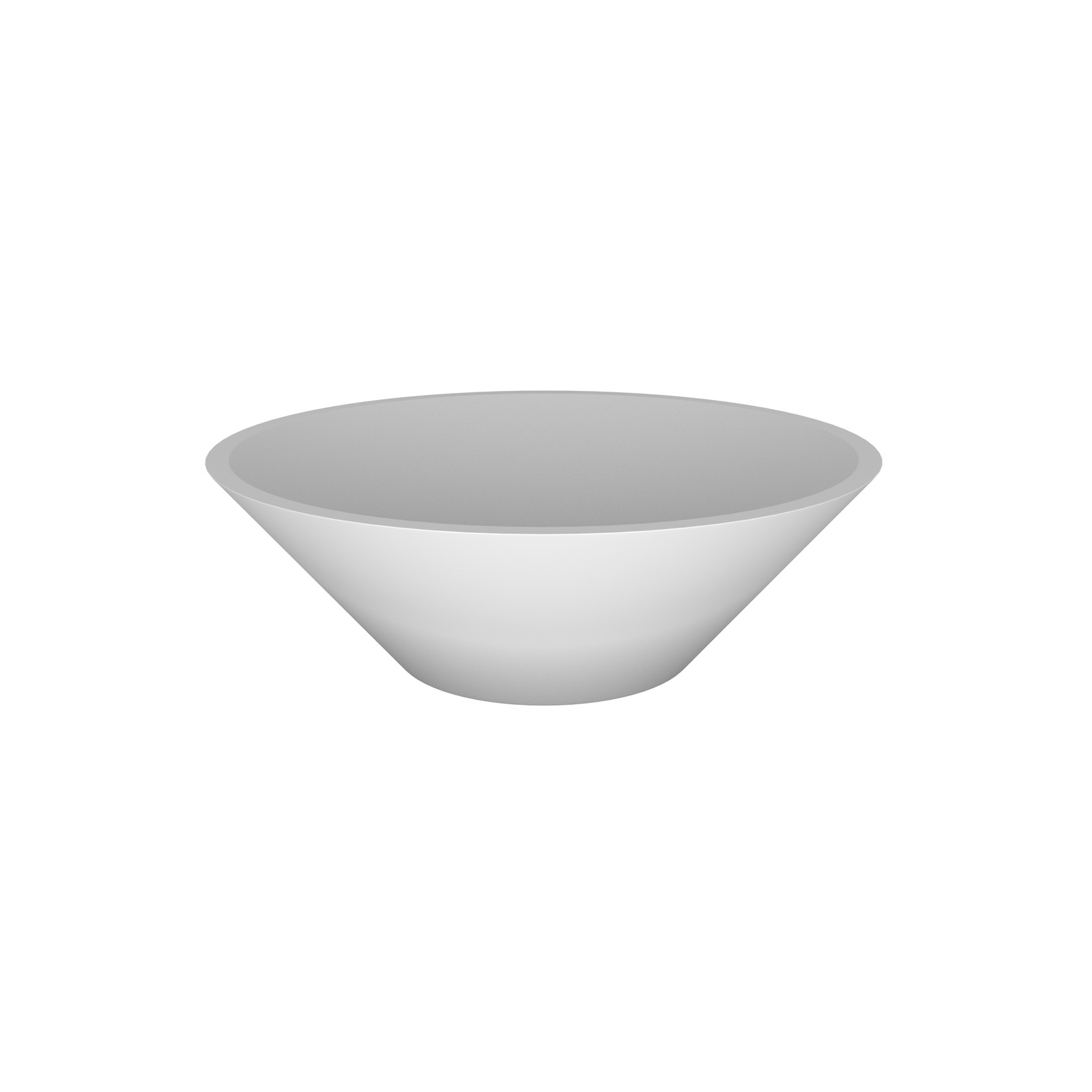 iStone Caesar Basin 400mm Matte White gallery detail image