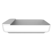 iStone Carre Basin 550mm Gloss White (With Tray) gallery detail image