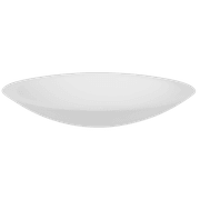 iStone Oval Basin 600 x 105 x 350mm Matte White gallery detail image