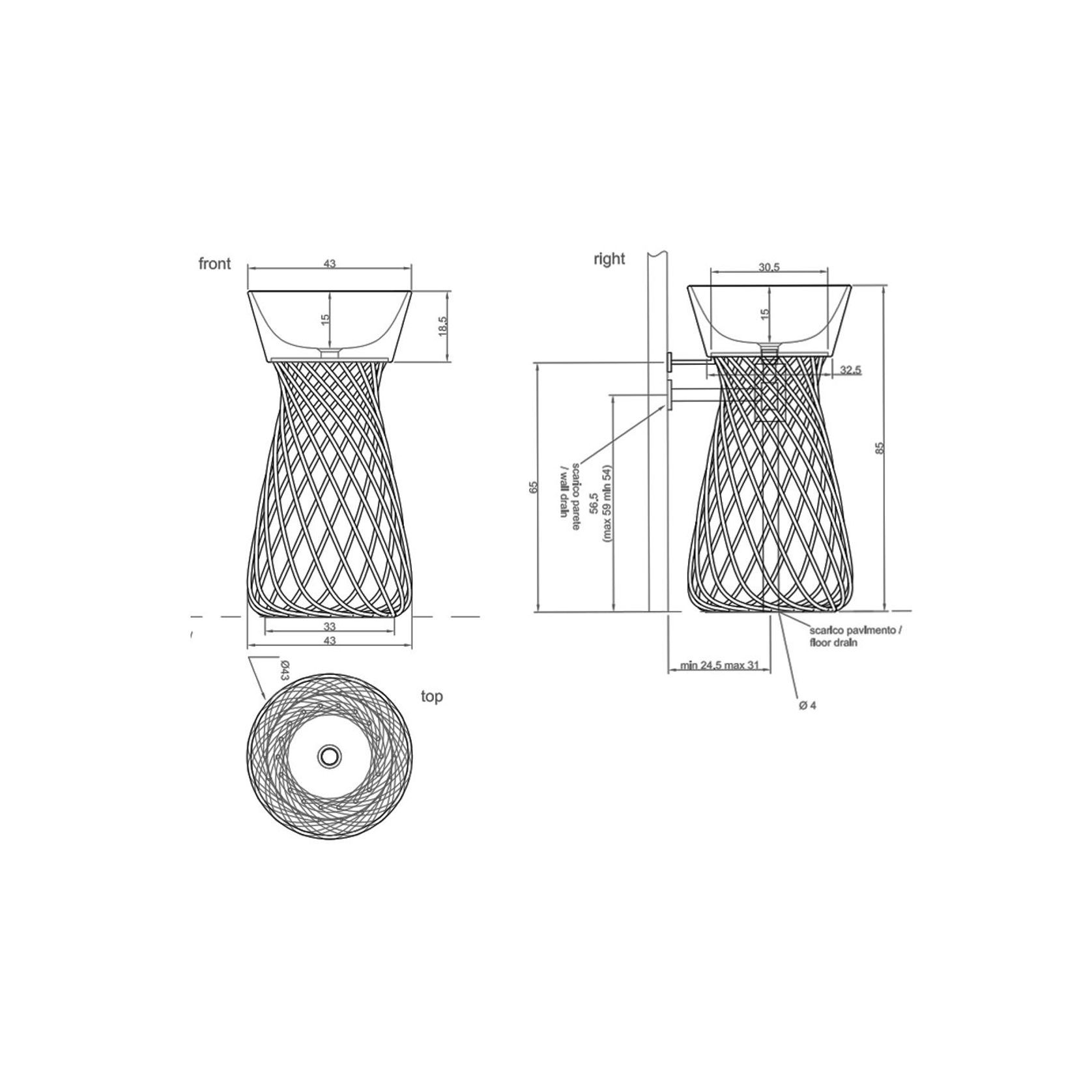 Art Ceram | Wire Basin gallery detail image