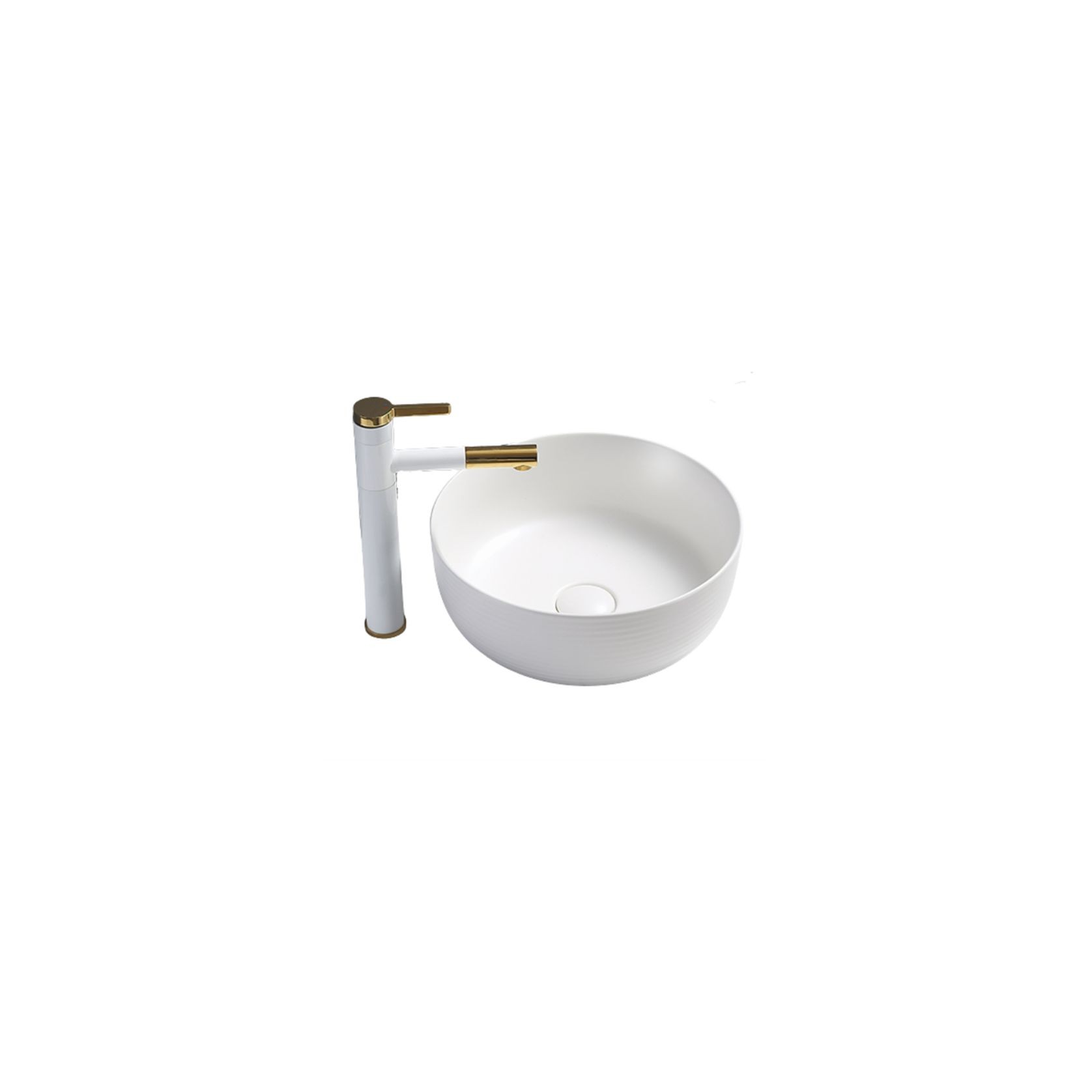 Unika Capri White Matt Basin gallery detail image