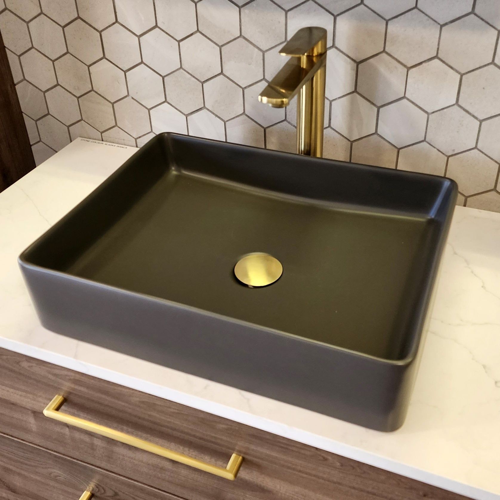 Code Pure Rectangle Ceramic  Vessel Basin gallery detail image