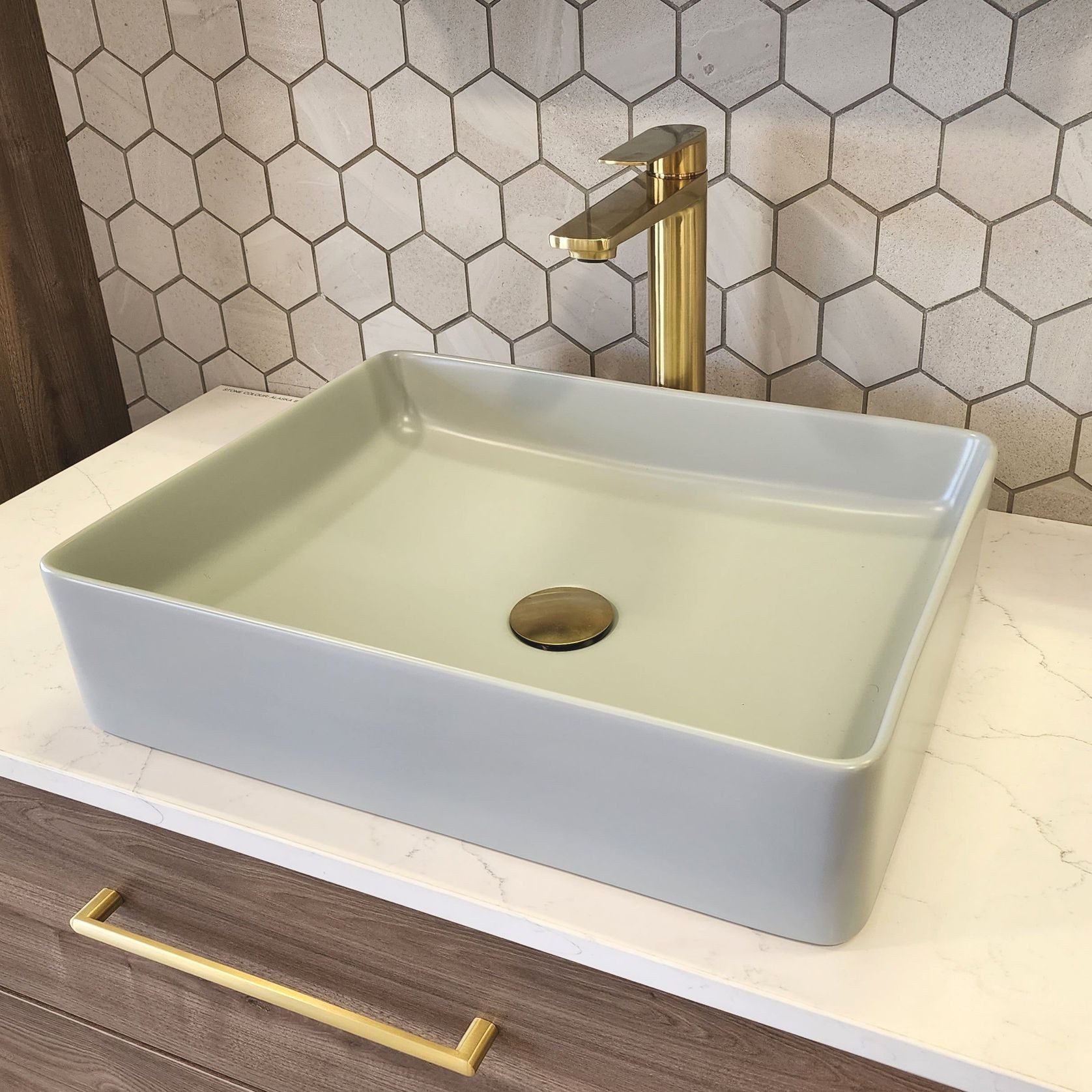 Code Pure Rectangle Ceramic  Vessel Basin gallery detail image