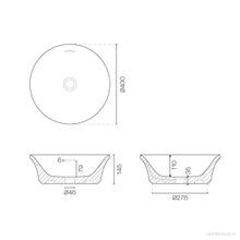 Flute Round Vessel Basin gallery detail image