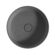 'Sol' Charcoal Concrete Round 390mm Basin gallery detail image