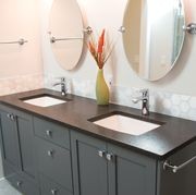 Custom Sized Solid Surface Vanity Top gallery detail image