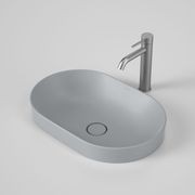 Liano II 530mm Pill Inset Basin - Matte Grey gallery detail image