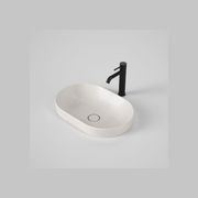 Liano II 530mm Pill Inset Basin - Matte Speckled gallery detail image