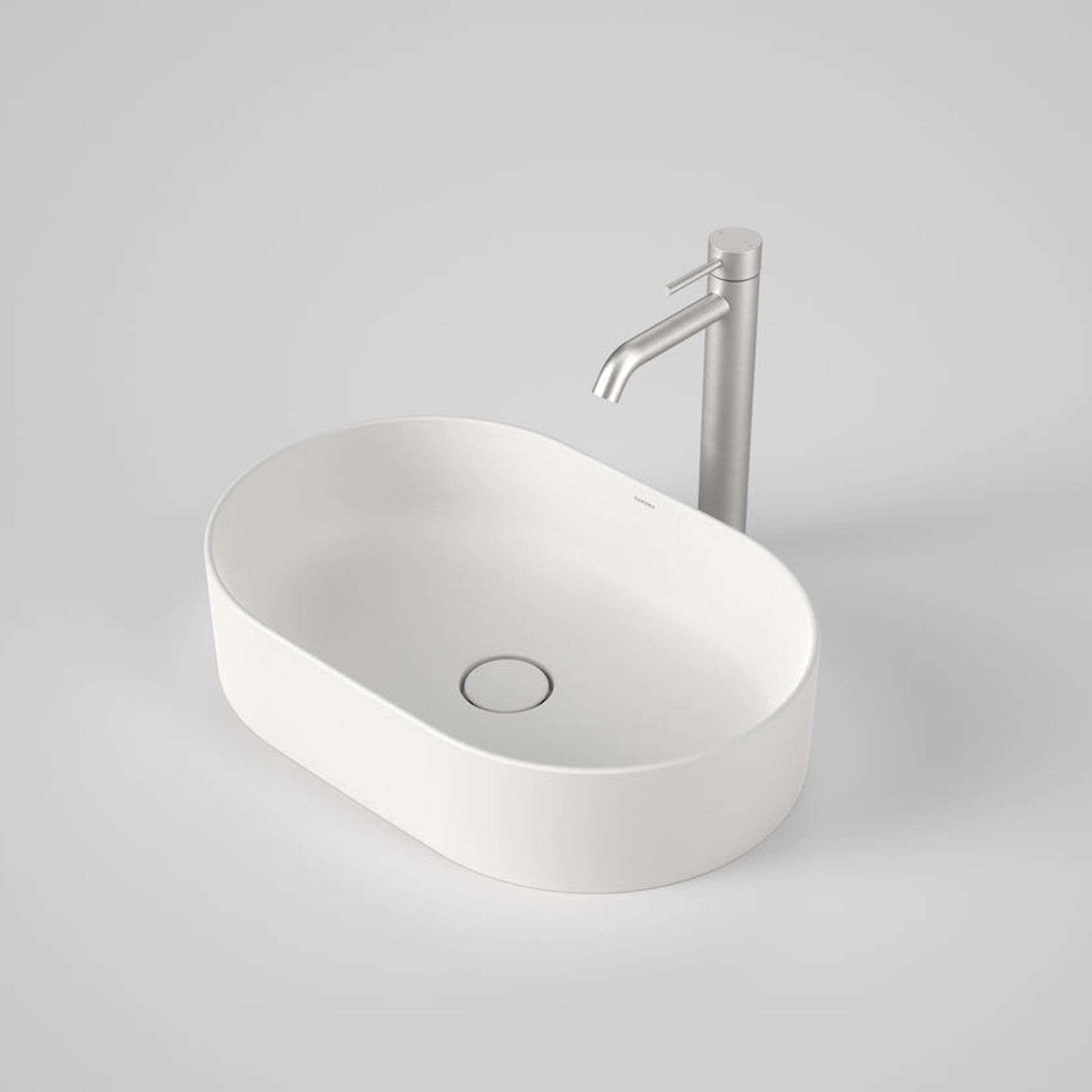 Liano II 530mm Pill Above Counter Basin - Matte White gallery detail image