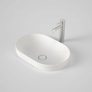 Liano II 530mm Pill Inset Basin - Matte White gallery detail image