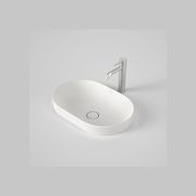 Liano II 530mm Pill Inset Basin - Matte White gallery detail image