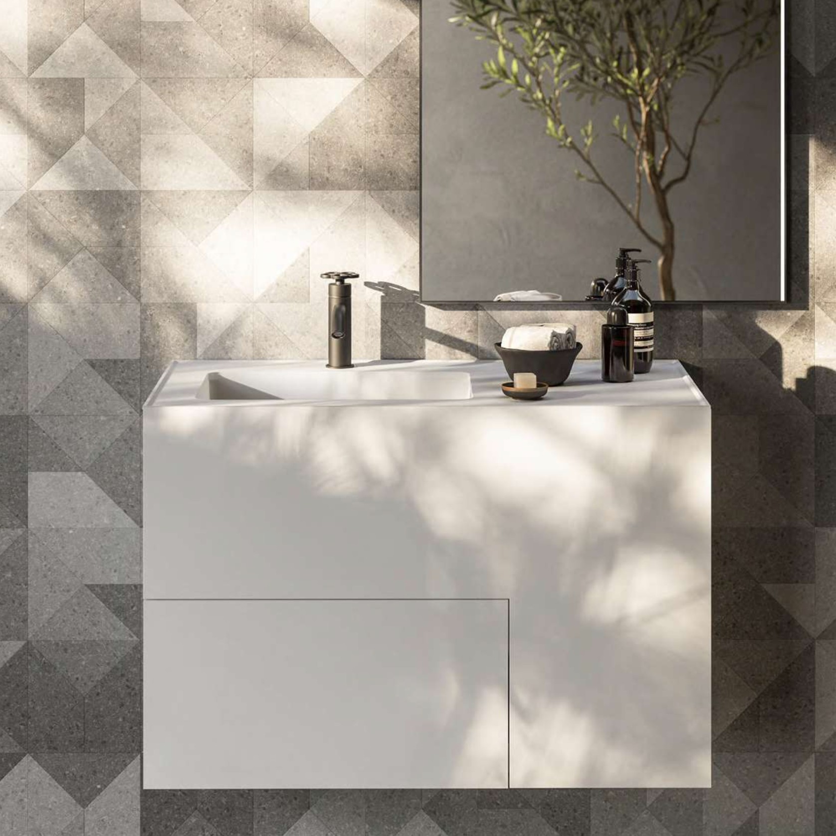 Quadtwo Washbasin by Boffi gallery detail image
