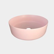 Mini Siera Round Slimline Vessel Basin Matte Pink gallery detail image