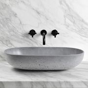 STB12 Justina Cast Concrete 600mm Basin gallery detail image