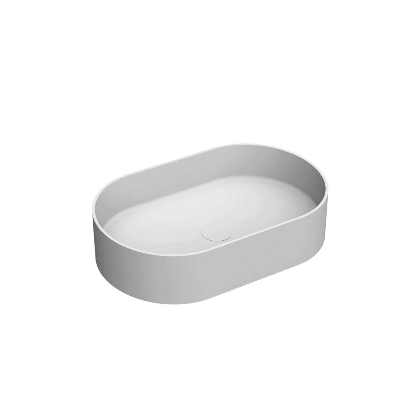 Super-Thin 550 Pill Oval Vessel Basin gallery detail image