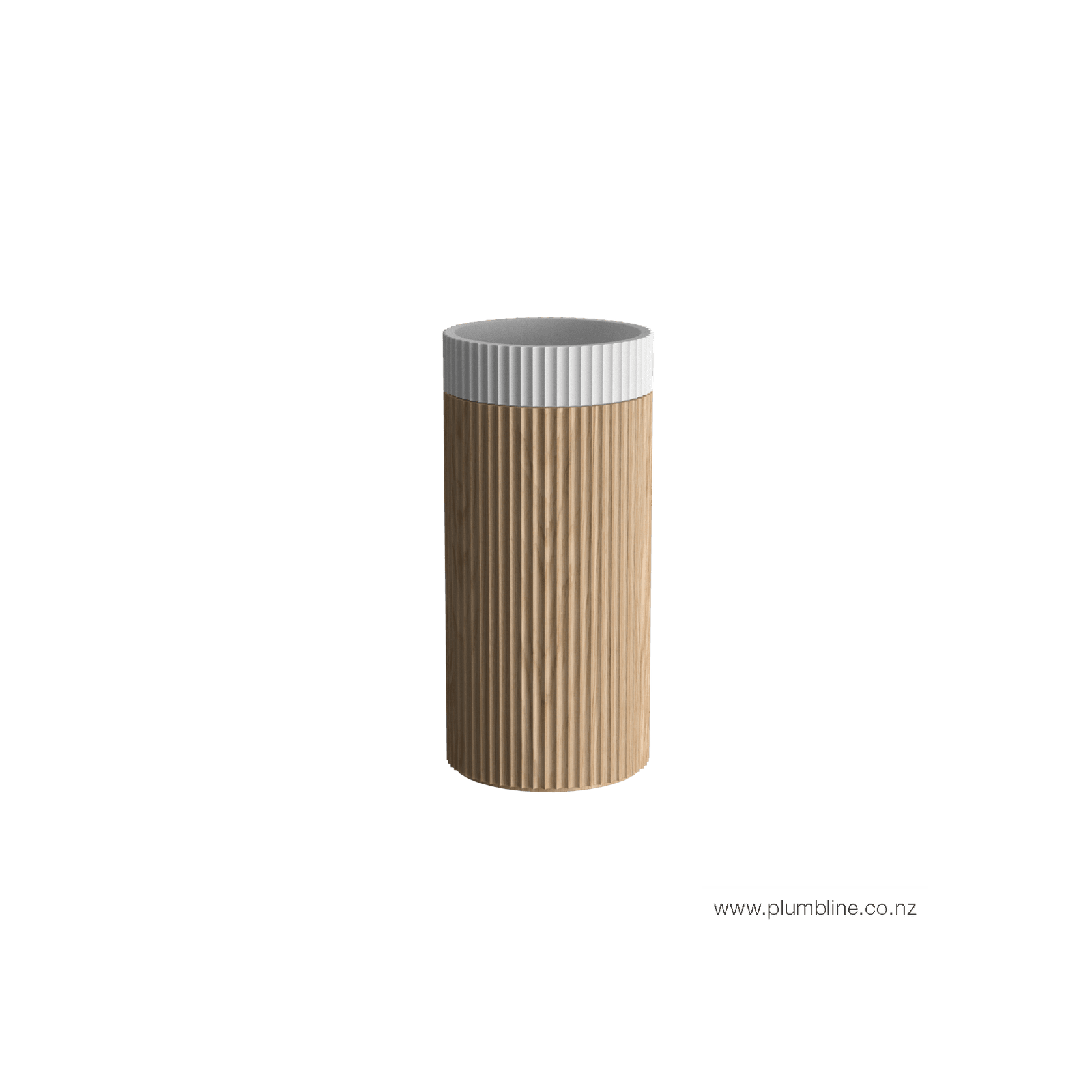 Doric Round Basin With Timber Pedestal gallery detail image