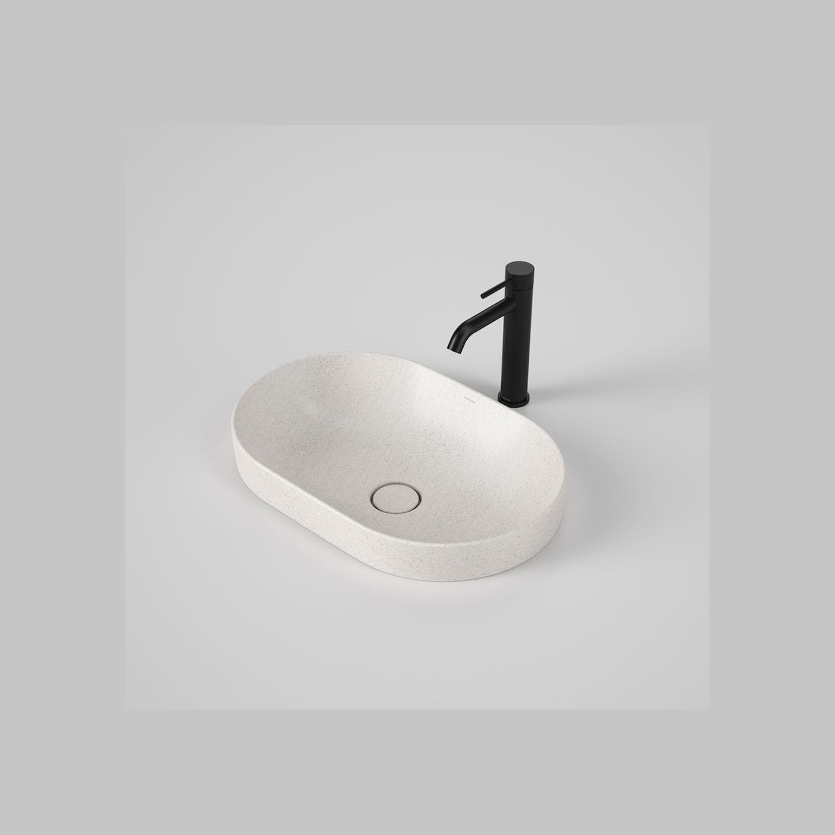 Liano II 530mm Pill Inset Basin - White gallery detail image
