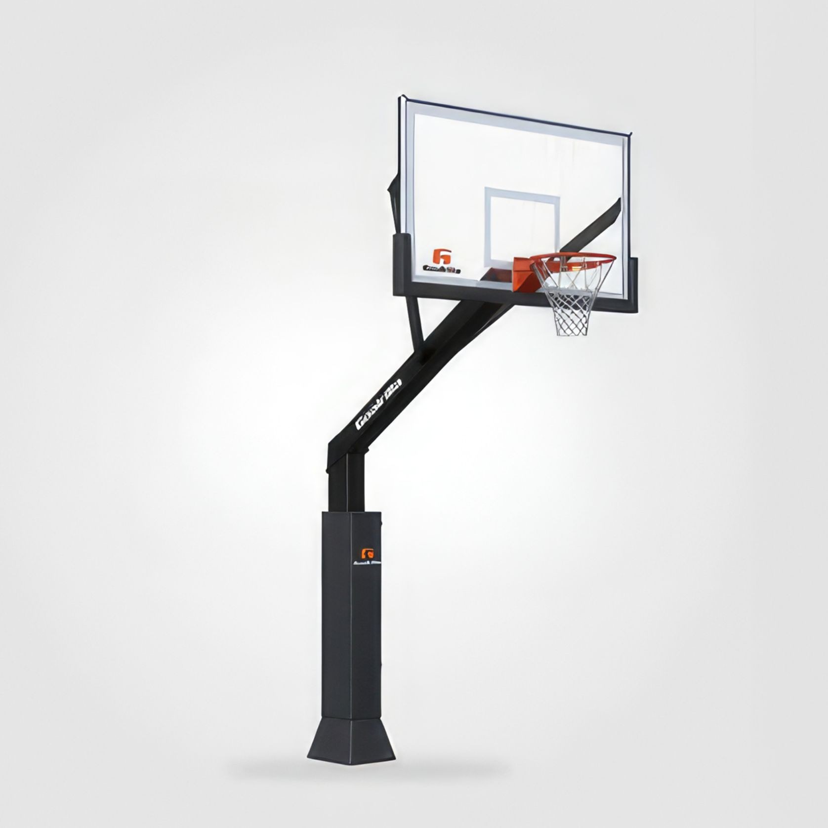 B4800W 72" Fixed Height Hoop - Glass Backboard gallery detail image